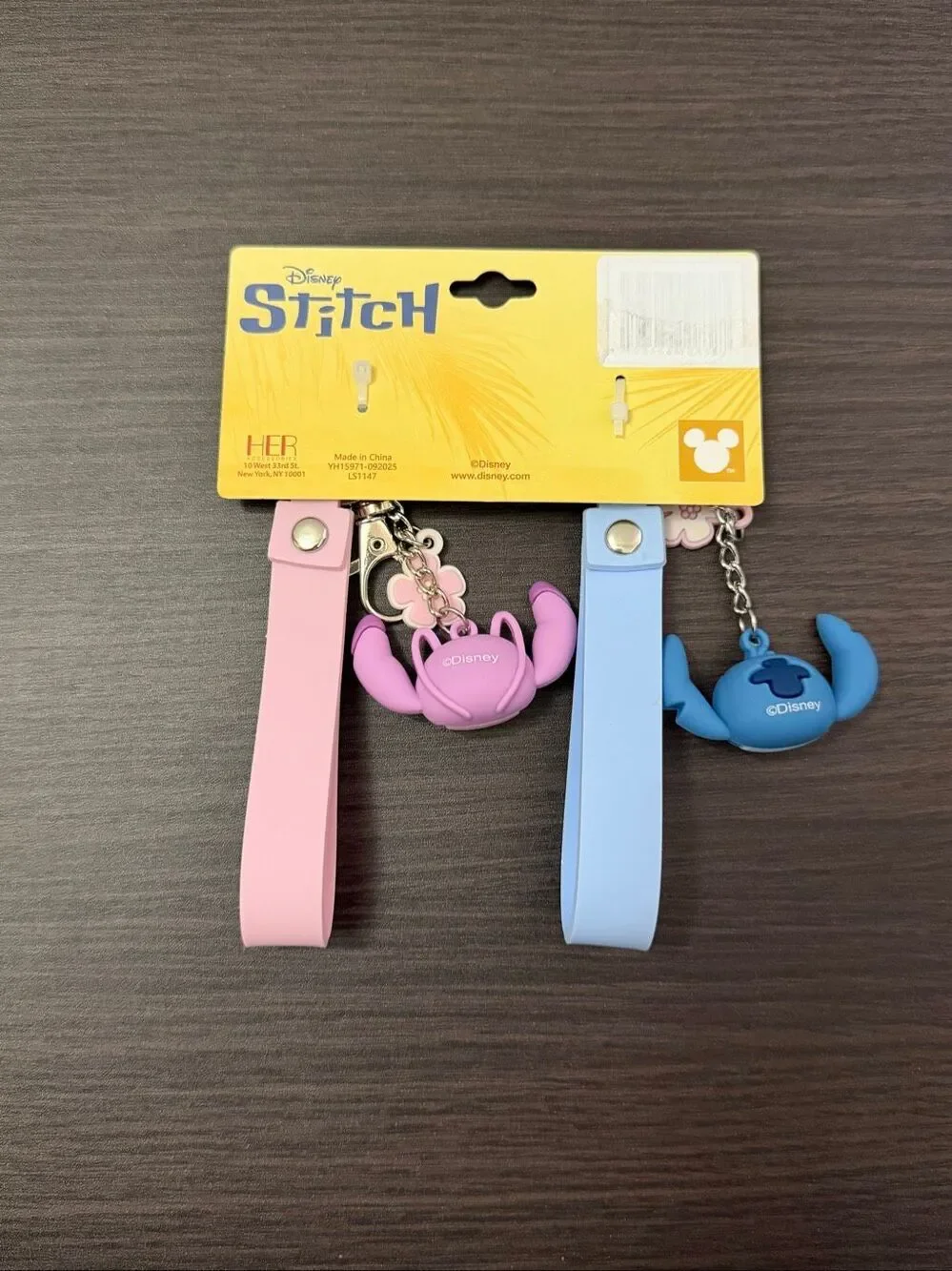 Disney Stitch & Angel Best Friend Keychain Set